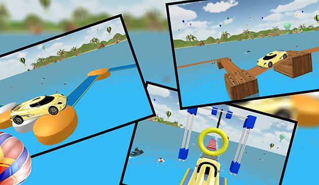 Водный серфинг: трюки на машинах