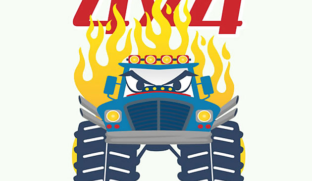 Монстр траки. Раскраски