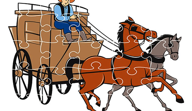 Фургоны. Пазл