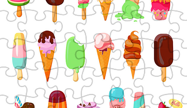 アイスクリームジグソーパズル