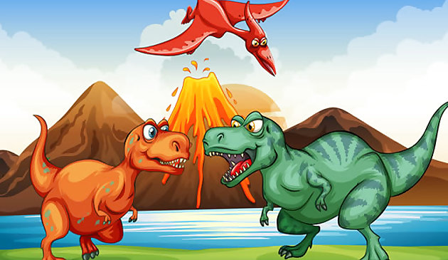 Dinosaurios coloridos Partido 3