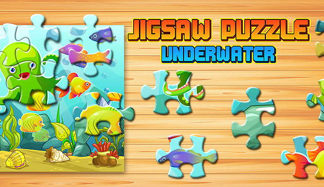 Unterwasser-Puzzle-Spiel