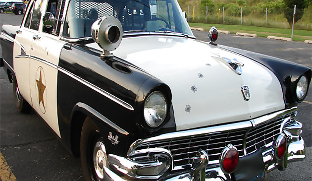 Полицейские автомобили. Пазл