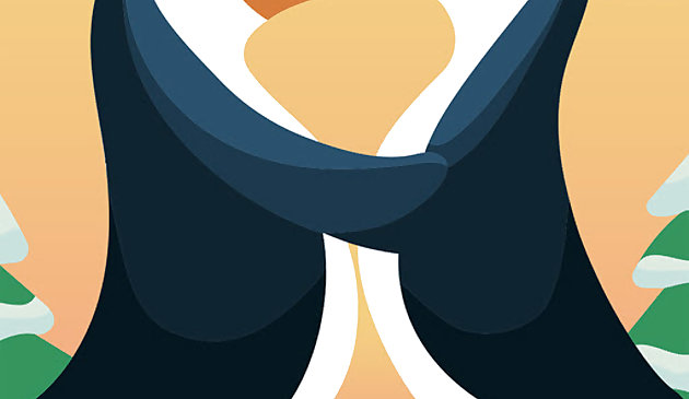 Милый пингвин. Пазл