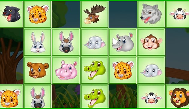 Животные. Маджонг