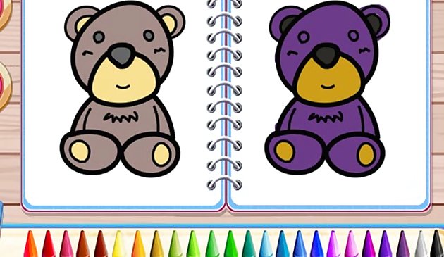 لطيف تيدي الدب الألوان
