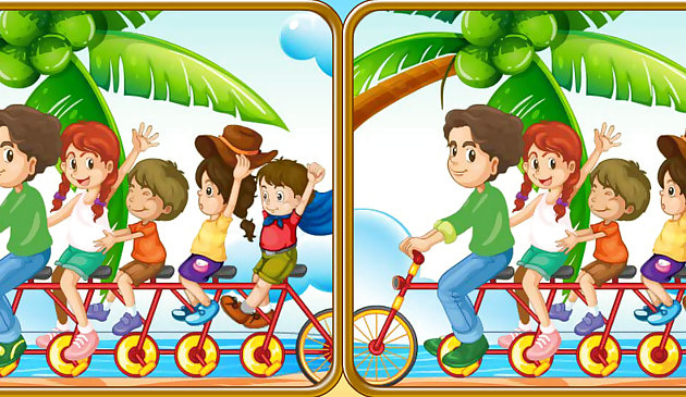 Летний пляж различия