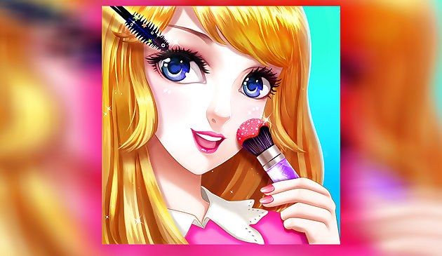 Anime Mädchen Mode Make-up