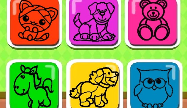 Juego para colorear easy kids