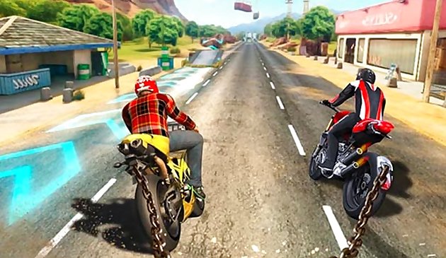 Гонки на мотоциклах с цепью 3D