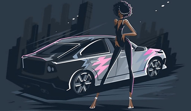 Старые и новые автомобили: раскраска