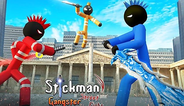 Stickman Police VS Gangsters Street Fight
