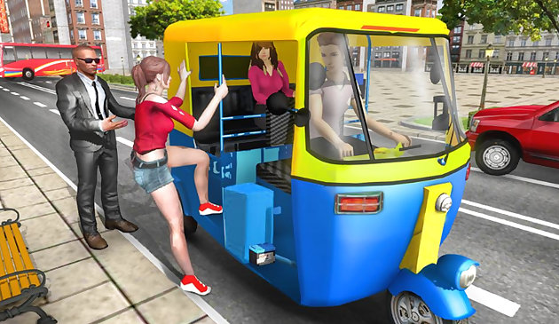 Реальный Водитель Рикши