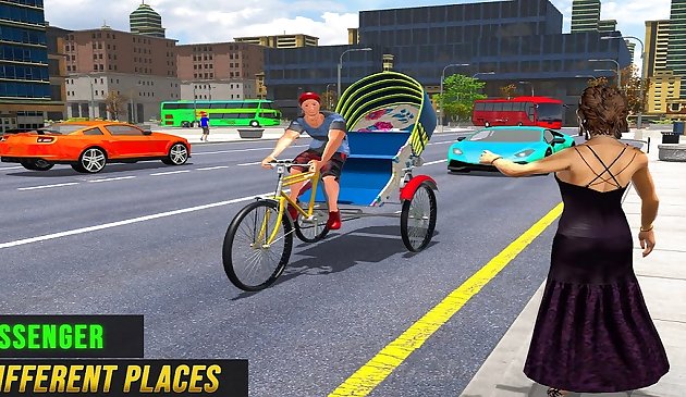 Bisiklet Tuk Tuk Auto Rickshaw Yeni Sürüş Oyunları