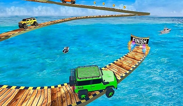 Impossible Tracks Jeep Stunts Driving Game