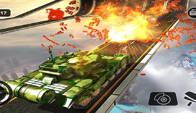 Симулятор невозможного движения армейского танка