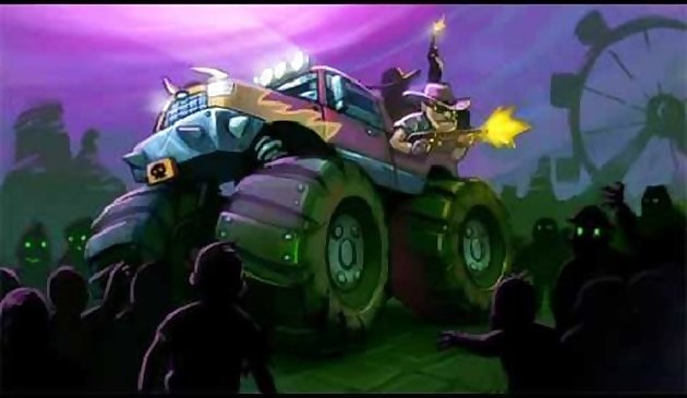 僵尸粉碎 ： 怪物卡车赛车游戏