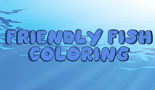 Раскраска Дружелюбные рыбы