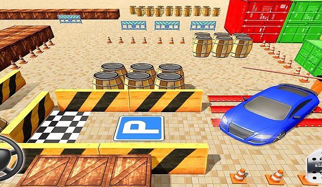 Настоящая классическая парковка автомобилей 3D 2019