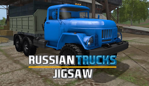 Jigsaw de caminhões russos