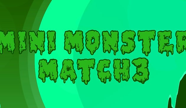 Сочетай мини монстров 3 в ряд