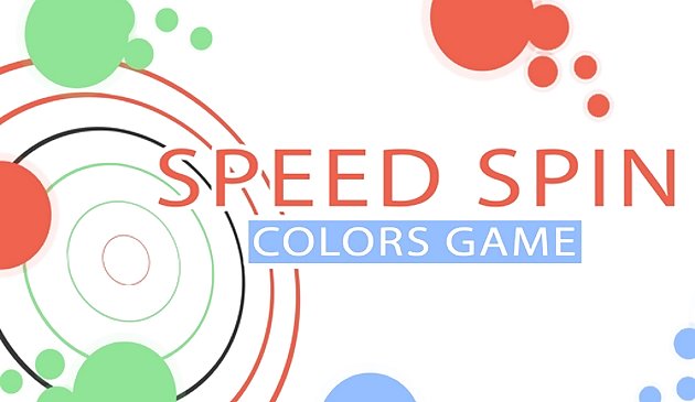 Jogo de cores de rotação de velocidade