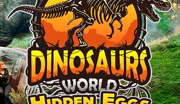 Dinosaurios mundo huevos ocultos