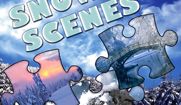 Головоломка Jigsaw: Снежные сцены