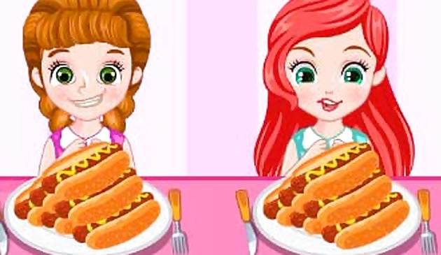 Prinzessin Hotdog Essen Wettbewerb