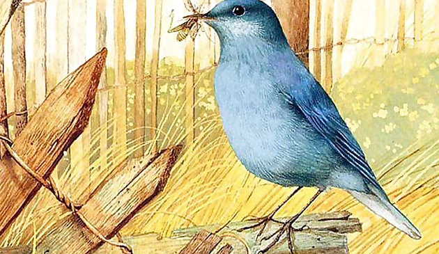 Птицы в искусстве.. Пазл