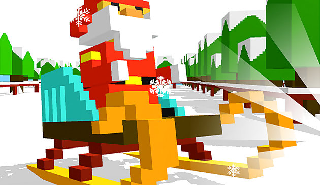 Санта на Санях