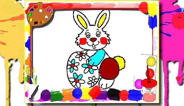 Пасхальная Книга Раскраска