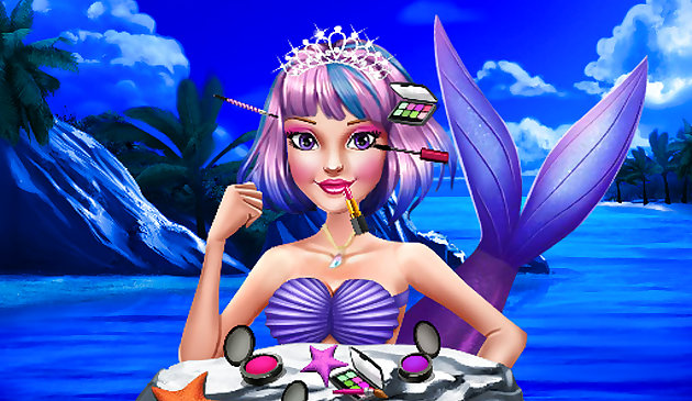 Meerjungfrau Prinzessin neues Make-up