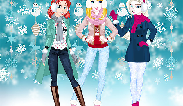 Зимнее Веселье Принцесс