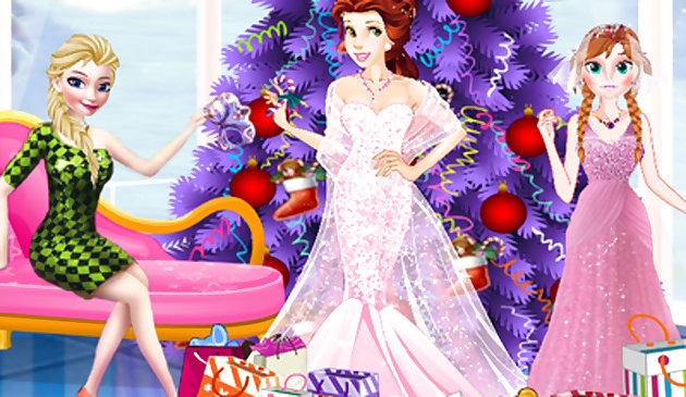 Подготовка к Рождеству с девушками