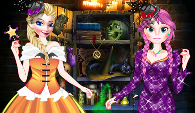 Наряды принцесс для вечеринки на Хэллоуин