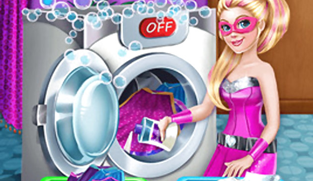 Стирка супер куклы