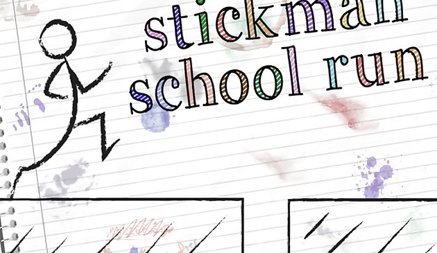 Carrera escolar de Stickman