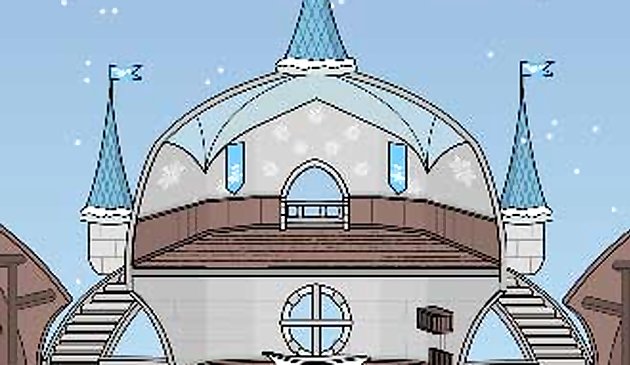 Кукольный дом ледовой принцессы