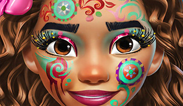 Экзотический грим принцессы