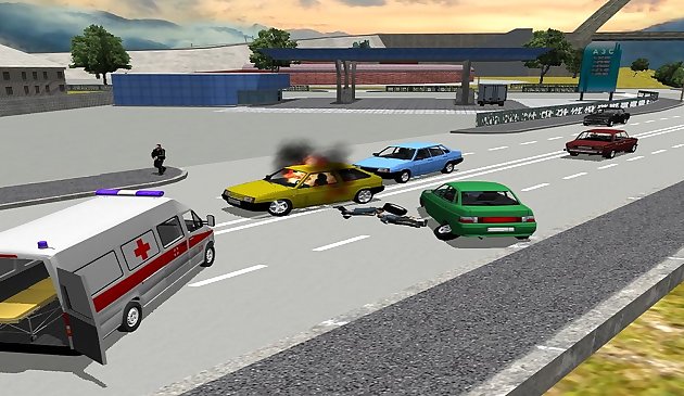 Городской симулятор машины скорой помощи