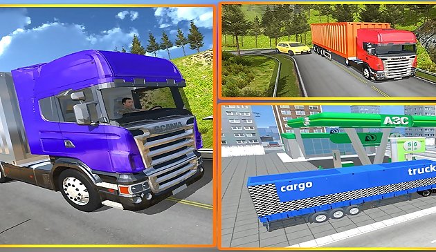 Cuối cùng Off Road Cargo Truck Trailer Simulator
