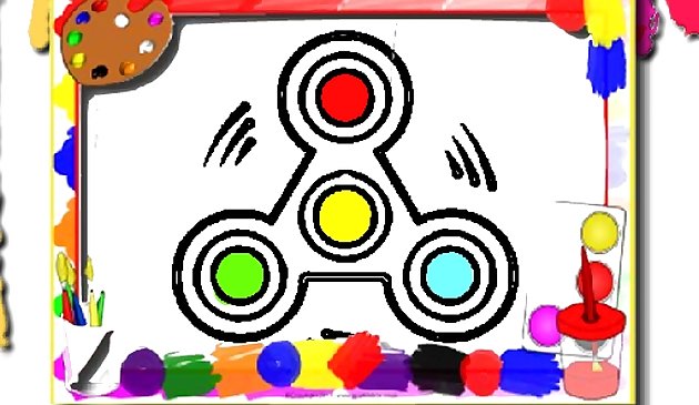 Книжка раскраска спиннера