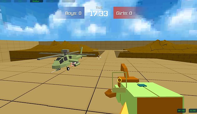 Блочные войны 3D: огненный шторм