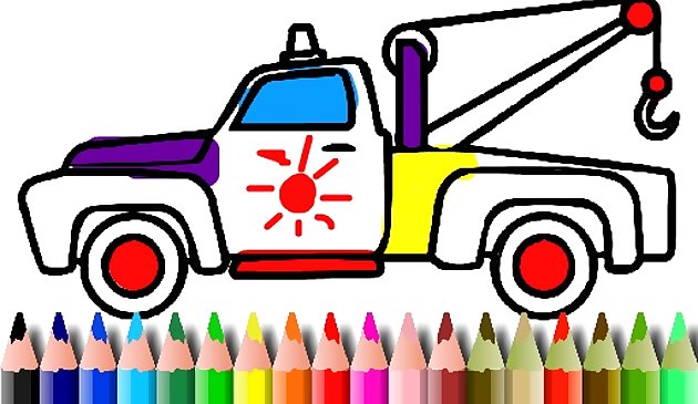 BTS 트럭 색칠