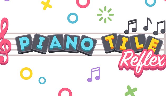 Отражение плитки фортепьяно