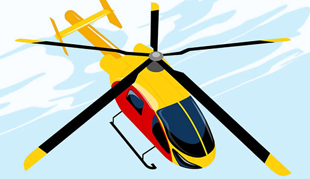 Puzzle dangereux d’hélicoptère