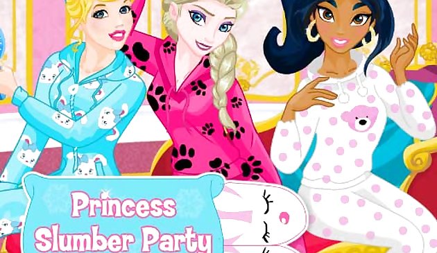 Princesa Slumber Party Rostos Engraçados