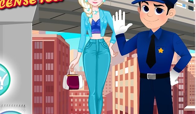 Ледяная королева: тест по вождению