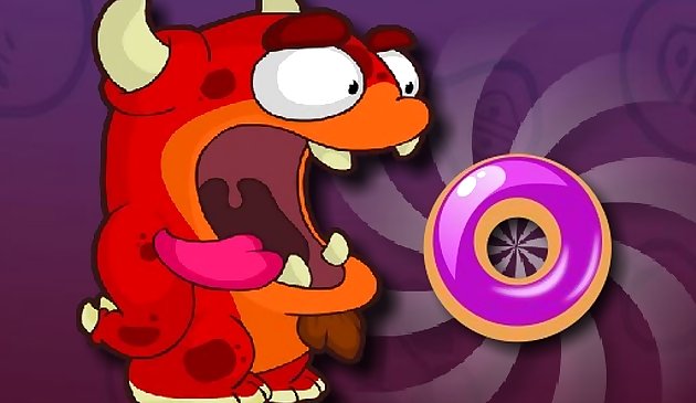 Монстр ест леденцы